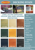 Decking Stain Colour Chart