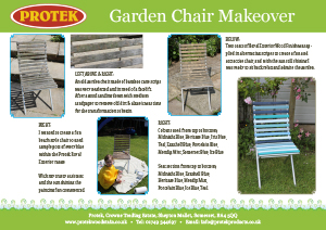 GARDEN CHAIR MAKEOVER