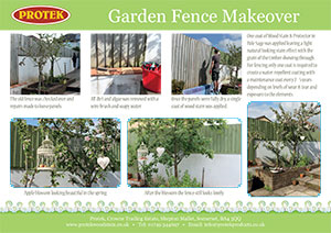 Pale sage fence makeover