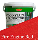Fire Engine Red - Wood Stain