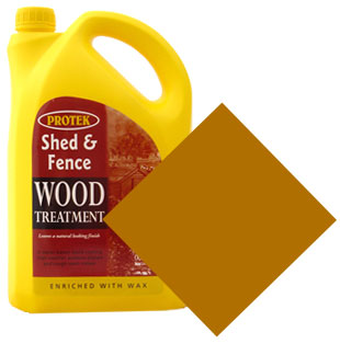 Shed and Fence Paint in Golden Brown