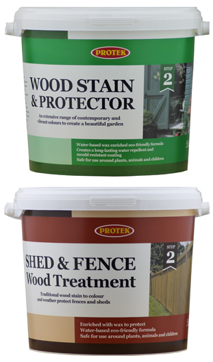 Wood Stain and Shed and Fence