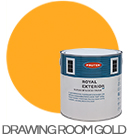 Royal Exterior Wood Finish - Drawing Room Gold