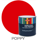 Wood Stain & Protector - Poppy