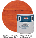 Golden Cedar Royal Exterior Wood Finish