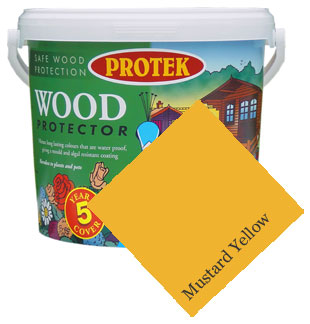 Mustard Yellow wood stain
