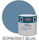 Somesret Blue Royal Exterior Wood Finish