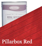 Royal Exterior Wood Finish - Pillarbox Red